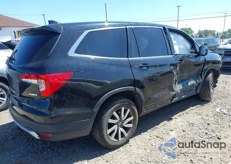 2020 Honda Pilot Awd Ex-L z USA, uszkodzony, nr VIN 5FNYF6H56LB032476